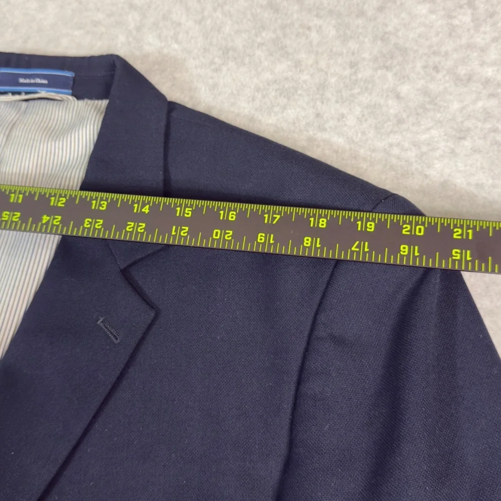 CROFT & BARROW Men's Blazer Sz. 44S Poly/Rayon Blend Dark Gray Sport Coat Jacket